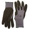 Breathable Nylon Liner Sandy Finish Palm Coating Work Glove